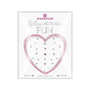 Essence Girls Just Wanna Have Fun – Adesivi brillanti per nail art romantica