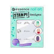 Essence Stampy Designs – Piastra per stamping unghie con mini simboli moderni