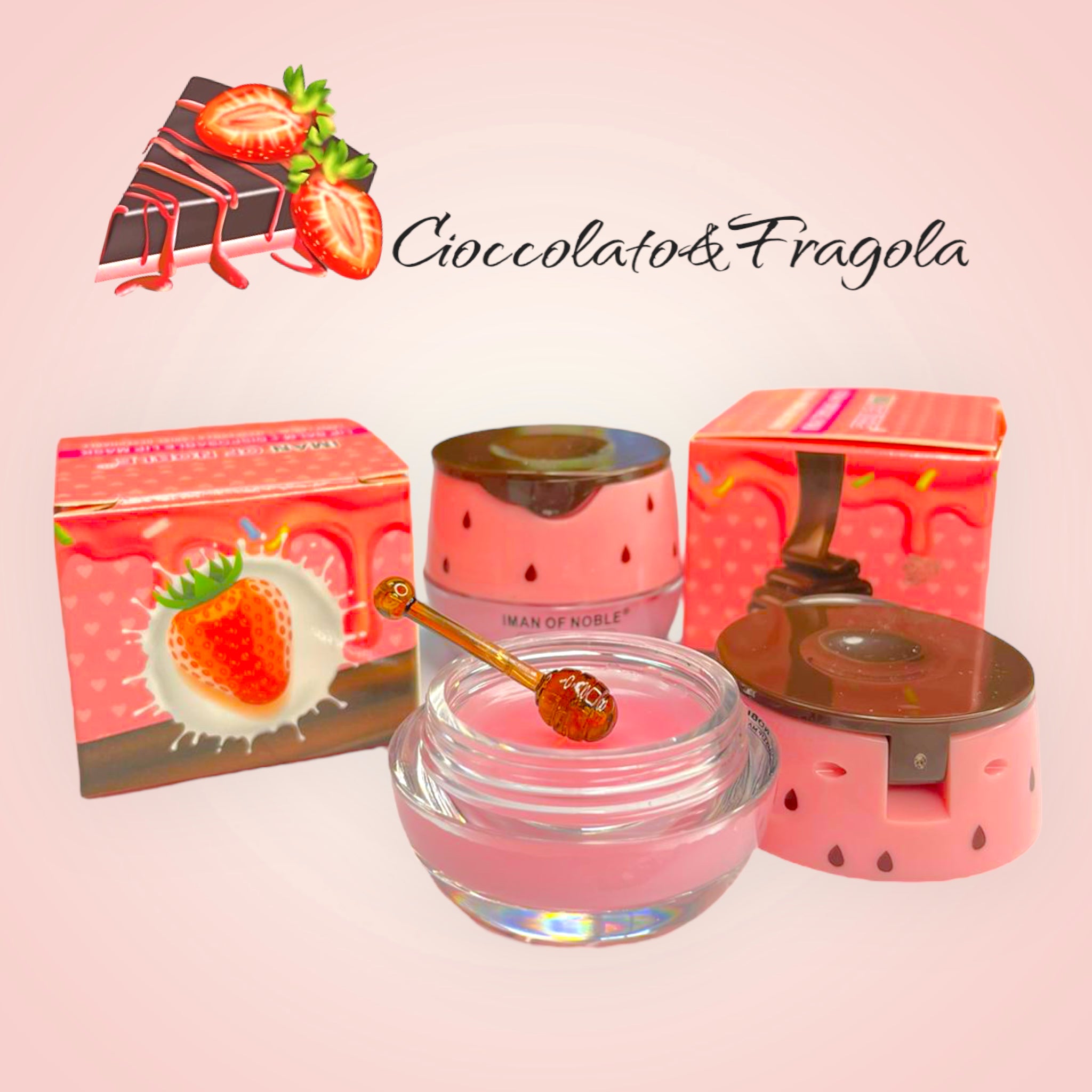 MASCHERA LABBRA 👄 IDRATANTE FRAGOLA 🍓 E CIOCCOLATO 🍫