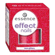 Essence - Effect Nails Neon Glitters - Glitter rosa neon effetto brillante