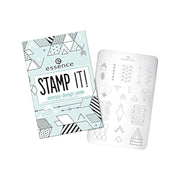 Essence Stamp It Geometric – Piastra per stamping unghie con motivi geometrici