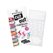 Essence Cut Out Manicure Stencils – Stencil adesivi per nail art con forme geometriche