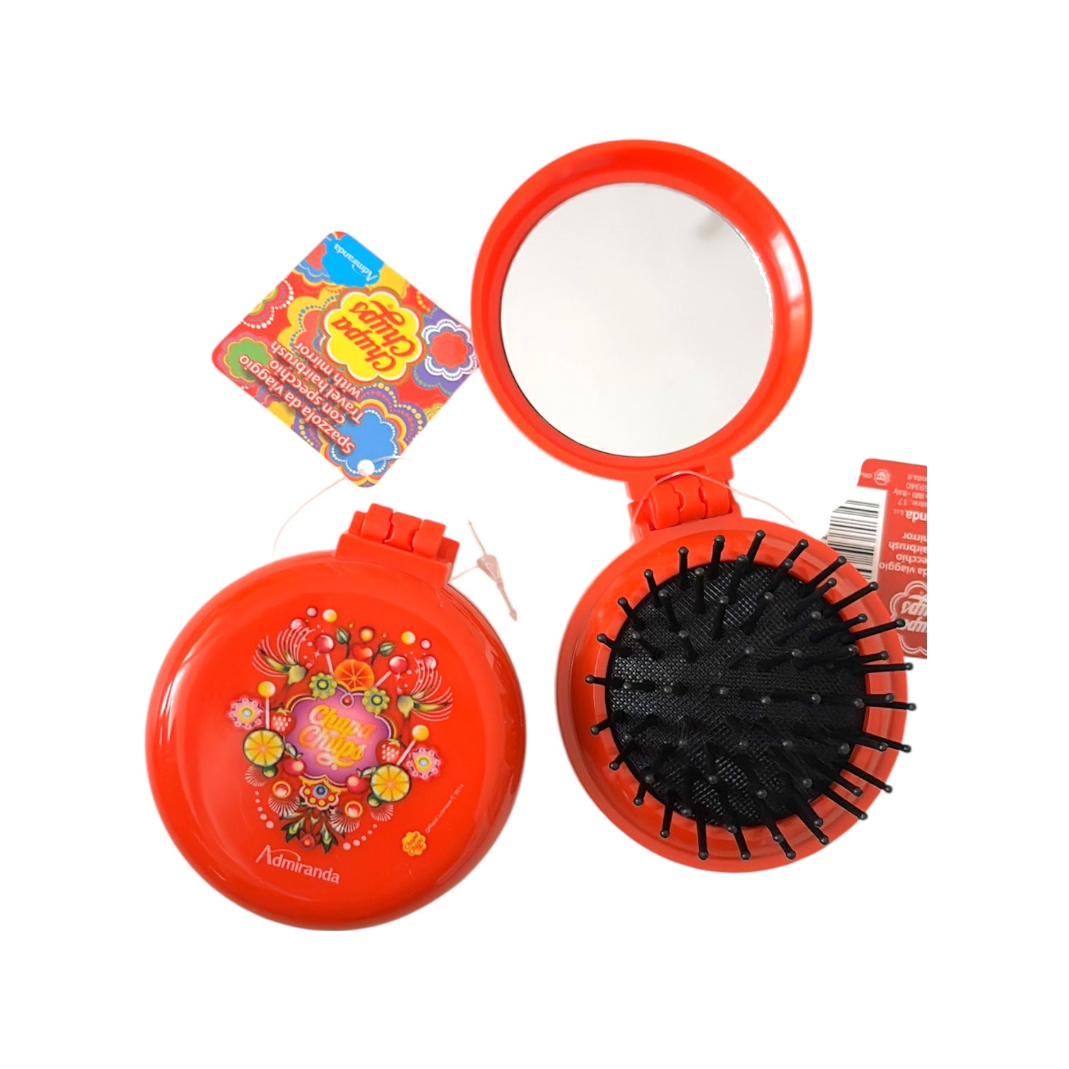 Admiranda Spazzola Compatta con Specchio – Chupa Chups Edition