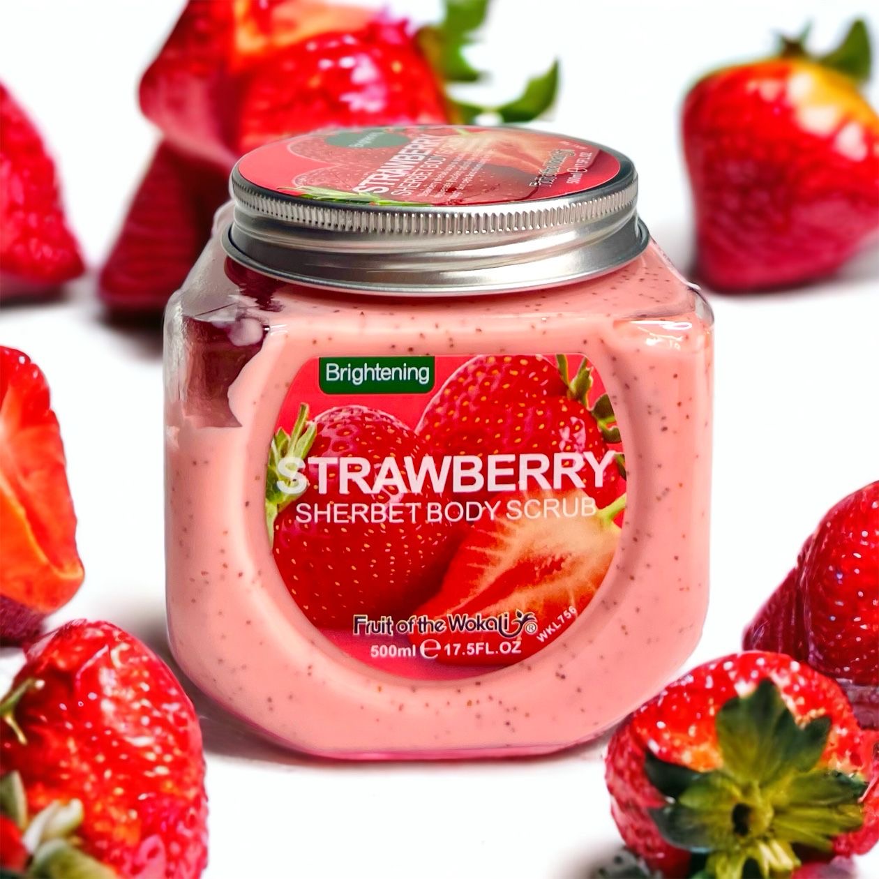 BARATTOLO 🫙 SCRUB CORPO ESFOLIANTE SUPER PROFUMATO -  FRAGOLA 🍓