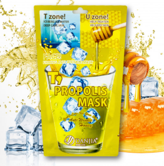 MASCHERA VISO IN TESSUTO - GHIACCIO 🧊 E MIELE 🍯